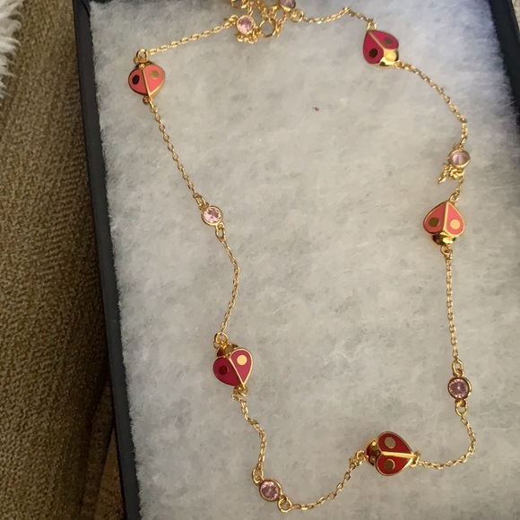 kate spade Jewelry - Kate Spade animal party ladybug necklace